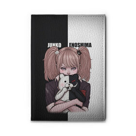 Обложка для автодокументов с принтом MONOKUMA  JUNKO , натуральная кожа |  размер 19,9*13 см; внутри 4 больших “конверта” для документов и один маленький отдел — туда идеально встанут права | Тематика изображения на принте: anime | danganronpa | enoshima | junko | monokuma | аниме | джунко | игра | манга | медведь | монокума | робот медведь | эношима