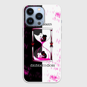Чехол для iPhone 13 Pro с принтом MONOKUMA  МОНОКУМА HOURGLASS ,  |  | anime | danganronpa | enoshima | junko | monokuma | аниме | джунко | игра | манга | медведь | монокума | песочные часы | робот медведь | эношима
