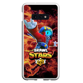 Чехол для Samsung S10E с принтом Brawl Stars - Stu , Силикон | Область печати: задняя сторона чехла, без боковых панелей | Тематика изображения на принте: brawl | brawl ruffs | brawl stars | brawler | colonel ruffs | leon | new brawler | ruffs | ruffus | starrforce | stu | superstar | бравл | бравл старс | бравлер | гавс | гонщик | леон | руффс | сту | сту   каскадёр | сту суперзвезда | 