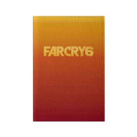 Обложка для паспорта матовая кожа с принтом FarCry6 , натуральная матовая кожа | размер 19,3 х 13,7 см; прозрачные пластиковые крепления | crytek | ubisoft | революция | яра