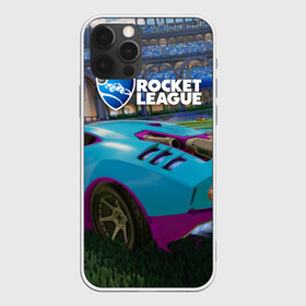 Чехол для iPhone 12 Pro Max с принтом Rocket League , Силикон |  | cars | game | games | rocket league | гонка | гонки | машина | машины | рокет лига
