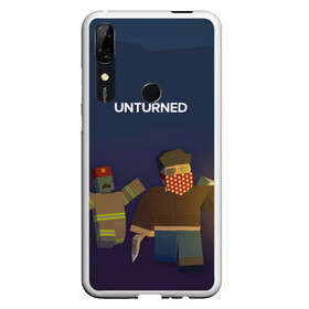 Чехол для Honor P Smart Z с принтом Unturned , Силикон | Область печати: задняя сторона чехла, без боковых панелей | survival | unturned | zombie | антюрнд | антюрнед | выживание | игра про зомби | стим