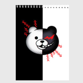 Скетчбук с принтом monokuma и епи , 100% бумага
 | 48 листов, плотность листов — 100 г/м2, плотность картонной обложки — 250 г/м2. Листы скреплены сверху удобной пружинной спиралью | anime | danganronpa | enoshima | junko | monokuma | аниме | джунко | игра | манга | медведь | монокума | робот медведь | эношима