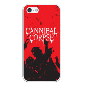 Чехол для iPhone 5/5S матовый с принтом Cannibal Corpse | Труп Каннибала (Z) , Силикон | Область печати: задняя сторона чехла, без боковых панелей | cannibal | cannibal corpse | corpse | death metal | deathgrind | алекс уэбстер | брутальный дэт метал | дэт метал | дэтграйнд | пол мазуркевич | роб барретт | труп каннибала