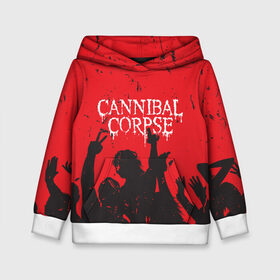 Детская толстовка 3D с принтом Cannibal Corpse | Труп Каннибала (Z) , 100% полиэстер | двухслойный капюшон со шнурком для регулировки, мягкие манжеты на рукавах и по низу толстовки, спереди карман-кенгуру с мягким внутренним слоем | cannibal | cannibal corpse | corpse | death metal | deathgrind | алекс уэбстер | брутальный дэт метал | дэт метал | дэтграйнд | пол мазуркевич | роб барретт | труп каннибала