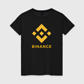 Женская футболка хлопок с принтом BINANCE | БИНАНС БИРЖА , 100% хлопок | прямой крой, круглый вырез горловины, длина до линии бедер, слегка спущенное плечо | bitcoin | blockchain | btc | cardano | crypto | ethereum | polkadot | tether | xrp | бинанс | биткоин | блокчейн | валюта | деньги | криптовалюта | майнер | майнинг | цифровая валюта | цифровое золото | эфир