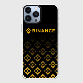 Чехол для iPhone 13 Pro Max с принтом BINANCE | БИНАНС БИРЖА ,  |  | bitcoin | blockchain | btc | cardano | crypto | ethereum | polkadot | tether | xrp | бинанс | биткоин | блокчейн | валюта | деньги | криптовалюта | майнер | майнинг | цифровая валюта | цифровое золото | эфир