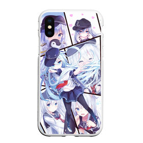 Чехол для iPhone XS Max матовый с принтом Kantai Collection Hibiki , Силикон | Область печати: задняя сторона чехла, без боковых панелей | аниме | девочка | пингвин | флотская коллекция | хибики