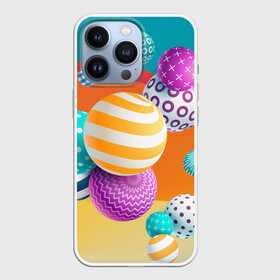 Чехол для iPhone 13 Pro с принтом Мячики ,  |  | абстракция | геометрия | мячи | мячики | рисунок | шарики