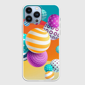 Чехол для iPhone 13 Pro Max с принтом Мячики ,  |  | абстракция | геометрия | мячи | мячики | рисунок | шарики