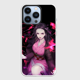 Чехол для iPhone 13 Pro с принтом Незуко магия ,  |  | demon slayer | giuy tomioka | kimetsu no yaiba | nezuko | shinobu | slayer | tanjiro | zenitsu | гию томиока | зенитсу | зенитцу | иноске хашибира | клинок рассекающий демонов | незуко | танджиро | шинобу кочо