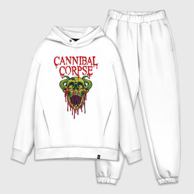 Мужской костюм хлопок OVERSIZE с принтом Cannibal Corpse | Труп Каннибала (Z) ,  |  | cannibal | cannibal corpse | corpse | death metal | deathgrind | demon | devil | алекс уэбстер | брутальный дэт метал | демон | дэт метал | дэтграйнд | пол мазуркевич | роб барретт | труп каннибала | череп