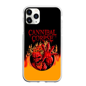 Чехол для iPhone 11 Pro Max матовый с принтом Cannibal Corpse | Труп Каннибала (Z) , Силикон |  | cannibal | cannibal corpse | corpse | death metal | deathgrind | алекс уэбстер | брутальный дэт метал | дэт метал | дэтграйнд | пол мазуркевич | роб барретт | труп каннибала