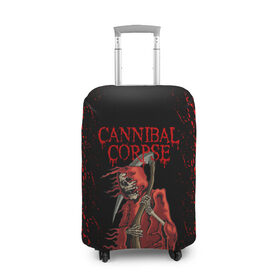 Чехол для чемодана 3D с принтом Cannibal Corpse | Труп Каннибала (Z) , 86% полиэфир, 14% спандекс | двустороннее нанесение принта, прорези для ручек и колес | cannibal | cannibal corpse | corpse | death metal | deathgrind | алекс уэбстер | брутальный дэт метал | дэт метал | дэтграйнд | пол мазуркевич | роб барретт | труп каннибала