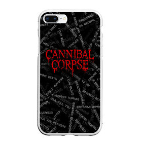 Чехол для iPhone 7Plus/8 Plus матовый с принтом Cannibal Corpse | Songs (Z) , Силикон | Область печати: задняя сторона чехла, без боковых панелей | cannibal | cannibal corpse | corpse | death metal | deathgrind | алекс уэбстер | брутальный дэт метал | дэт метал | дэтграйнд | пол мазуркевич | роб барретт | труп каннибала