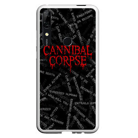 Чехол для Honor P Smart Z с принтом Cannibal Corpse | Songs (Z) , Силикон | Область печати: задняя сторона чехла, без боковых панелей | cannibal | cannibal corpse | corpse | death metal | deathgrind | алекс уэбстер | брутальный дэт метал | дэт метал | дэтграйнд | пол мазуркевич | роб барретт | труп каннибала