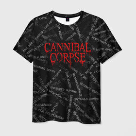 Мужская футболка 3D с принтом Cannibal Corpse | Songs (Z) , 100% полиэфир | прямой крой, круглый вырез горловины, длина до линии бедер | cannibal | cannibal corpse | corpse | death metal | deathgrind | алекс уэбстер | брутальный дэт метал | дэт метал | дэтграйнд | пол мазуркевич | роб барретт | труп каннибала