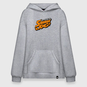 Худи SuperOversize хлопок с принтом Шаман Кинг Shaman King logo , 70% хлопок, 30% полиэстер, мягкий начес внутри | карман-кенгуру, эластичная резинка на манжетах и по нижней кромке, двухслойный капюшон
 | амидомару | кинг | король шаманов | лого | шаман | шаман кинг | шоманов