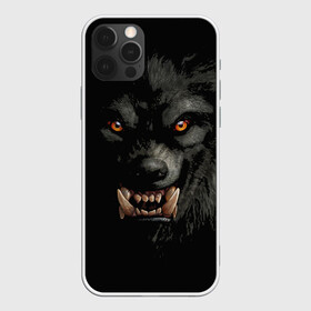 Чехол для iPhone 12 Pro Max с принтом Оборотень | Werewolf , Силикон |  | Тематика изображения на принте: werewolf | волк | зверь | зло | мистика | монстр | оборотень | полнолуние | ужасы