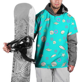 Накидка на куртку 3D с принтом Морские моллюски , 100% полиэстер |  | marine. | sea | seashells | shellfish | starfish | vacation | vector illustration | векторная иллюстрация | моллюск | море | морская | морская звезда | отдых | отпуск | ракушки