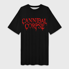 Платье-футболка 3D с принтом Cannibal Corpse ,  |  | at | back | birth | bleeding | bloodthirst | butchered | cannibal | corpse | eaten | evisceration | gallery | gore | kill | kreaton | life | mutilated | obsessed | of | slayer | sodom | spawn | suicide | the | to | tomb | unimagined | vile | 