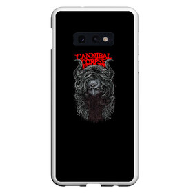 Чехол для Samsung S10E с принтом Cannibal Corpse , Силикон | Область печати: задняя сторона чехла, без боковых панелей | at | back | birth | bleeding | bloodthirst | butchered | cannibal | corpse | eaten | evisceration | gallery | gore | kill | kreaton | life | mutilated | obsessed | of | slayer | sodom | spawn | suicide | the | to | tomb | unimagined | v