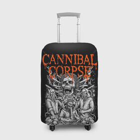 Чехол для чемодана 3D с принтом Cannibal Corpse , 86% полиэфир, 14% спандекс | двустороннее нанесение принта, прорези для ручек и колес | at | back | birth | bleeding | bloodthirst | butchered | cannibal | corpse | eaten | evisceration | gallery | kill | kreaton | life | mutilated | obsessed | of | slayer | sodom | spawn | suicide | the | to | tomb | unimagined | vile | v