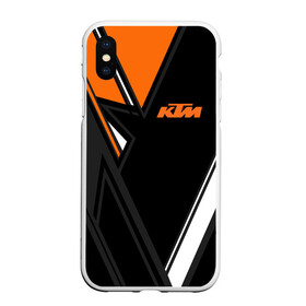 Чехол для iPhone XS Max матовый с принтом KTM | КТМ , Силикон | Область печати: задняя сторона чехла, без боковых панелей | enduro | ktm | moto | moto sport | motocycle | orange | sportmotorcycle | ктм | мото | мото спорт | мотоспорт | оранжевый | спорт мото