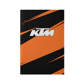 Обложка для паспорта матовая кожа с принтом KTM | КТМ , натуральная матовая кожа | размер 19,3 х 13,7 см; прозрачные пластиковые крепления | enduro | ktm | moto | moto sport | motocycle | orange | sportmotorcycle | ктм | мото | мото спорт | мотоспорт | оранжевый | спорт мото