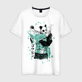 Мужская футболка хлопок с принтом BEASTARS Гохин , 100% хлопок | прямой крой, круглый вырез горловины, длина до линии бедер, слегка спущенное плечо. | anime | beastars | gouhin | manga | аниме | выдающиеся звери | гохин | манга | панда