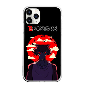 Чехол для iPhone 11 Pro матовый с принтом Beastars/Выдающиеся звери , Силикон |  | beastars | legosi | wolf | аниме герои | бастерс | беастарс | волк | выдающиеся звери | красная луна | легоси | легоши | логотипы аниме | оборотень | серый волк