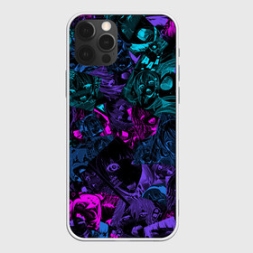 Чехол для iPhone 12 Pro Max с принтом Neon Ahegao , Силикон |  | Тематика изображения на принте: ahegao | anume | manga | neon | аниме | ахегао | коллаж | манга | неон | неоновый | паттерн