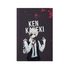 Обложка для паспорта матовая кожа с принтом Ken Kaneki Tokyo Ghoul , натуральная матовая кожа | размер 19,3 х 13,7 см; прозрачные пластиковые крепления | anime | kaneki ken | tokyo ghoul | tokyo ghoul: re | аниме | анимэ | гули | джузо сузуя | канеки кен | кузен йошимура | наки | нишики нишио | ре | ренджи йомо | ризе камиширо | токийский гуль | тоука киришима | ута