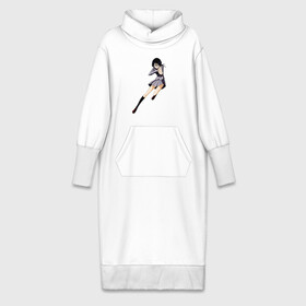 Платье удлиненное хлопок с принтом Bleach Rukia ,  |  | anime | bleach | hero | ichigo kurosaki | manga | блич | герой | ичиго куросаки | рукия