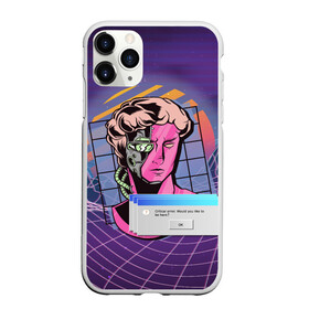 Чехол для iPhone 11 Pro Max матовый с принтом Vaporwave Cyborg Statue , Силикон |  | Тематика изображения на принте: aesthetic | critical | cyberpunk | error | geometry | retrowave | sun | windows | вапорвейв | вейпорвейв | виндоус | геометрия | киберпанк | киборг | критическая ошибка | ошибка | паровая волна | ретровейв | солнце | статуя