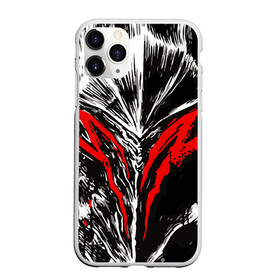 Чехол для iPhone 11 Pro Max матовый с принтом BERSERK mask , Силикон |  | anime | berserk | manga | аниме | берсерк | манга | мультик | мультфильм | японская анимация.