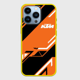 Чехол для iPhone 13 Pro с принтом KTM | КТМ SPORT ,  |  | Тематика изображения на принте: enduro | ktm | moto | moto sport | motocycle | orange | sportmotorcycle | ктм | мото | мото спорт | мотоспорт | оранжевый | спорт мото
