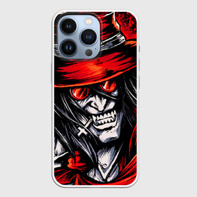 Чехол для iPhone 13 Pro с принтом ALUCARD IN RED ,  |  | Тематика изображения на принте: alucard | anime | hellsing | алукард | аниме | вампир | знак | комиксы | манга | печать алукарда | печать кромвеля | хеллсинг