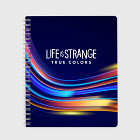 Тетрадь с принтом Life is Strange: True Colors , 100% бумага | 48 листов, плотность листов — 60 г/м2, плотность картонной обложки — 250 г/м2. Листы скреплены сбоку удобной пружинной спиралью. Уголки страниц и обложки скругленные. Цвет линий — светло-серый
 | Тематика изображения на принте: amberprice | art | chloeprice | chris | colors | daniel | danieldiaz | is | life | lifeisstrange | lifeisstrange3 | lifeisstrangebeforethestorm | lifeisstrangegame | lis | lis3 | maxcaulfield | pricefield | rachelamber | sean | seandiaz | strange