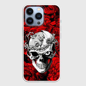 Чехол для iPhone 13 Pro с принтом BERSERK skulls ,  |  | anime | berserk | manga | аниме | берсерк | манга | мультик | мультфильм | японская анимация.