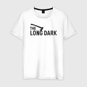 Мужская футболка хлопок с принтом The long dark , 100% хлопок | прямой крой, круглый вырез горловины, длина до линии бедер, слегка спущенное плечо. | game | long dark | survival | the long dark | игра