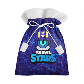 Подарочный 3D мешок с принтом STU СТУ Brawl Stars , 100% полиэстер | Размер: 29*39 см | Тематика изображения на принте: brawl | brawl stars | brawlstars | brawl_stars | jessie | бравл | бравлер stu | бравлстарс | гонщик | каскадер | сту