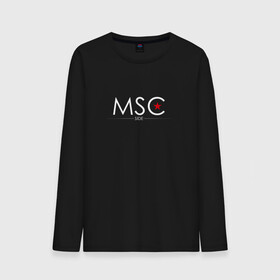 Мужской лонгслив хлопок с принтом MSCside collection | MSC (2021) , 100% хлопок |  | 0x000000123 | moscow | moscow side | mscside | москва