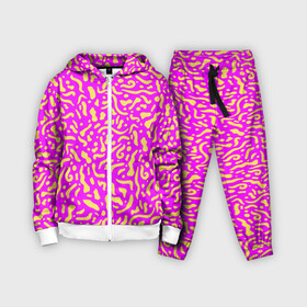 Детский костюм 3D с принтом Абстрактные узоры ,  |  | abstract | military | neon | pattern | pink | purple | texture | абстракция | бактерии | волны | восточные | гламур | желтые узоры | камуфляж | кудрявые | милитари | нежные | неоновые | орнамент | паттерн | пятна | резьба