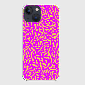 Чехол для iPhone 13 mini с принтом Абстрактные узоры ,  |  | abstract | military | neon | pattern | pink | purple | texture | абстракция | бактерии | волны | восточные | гламур | желтые узоры | камуфляж | кудрявые | милитари | нежные | неоновые | орнамент | паттерн | пятна | резьба