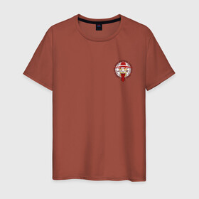Мужская футболка хлопок с принтом Hellsing logo , 100% хлопок | прямой крой, круглый вырез горловины, длина до линии бедер, слегка спущенное плечо. | hellsing | вампир | кровь | язык