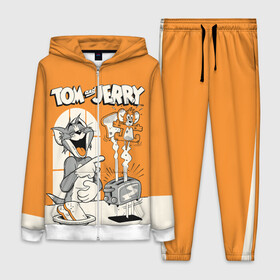 Женский костюм 3D с принтом Том и Джерри ,  |  | tom  jerry | tom and jerry | vdzabma | джерри | том | том  джерри | том и джерри