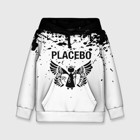 Детская толстовка 3D с принтом placebo , 100% полиэстер | двухслойный капюшон со шнурком для регулировки, мягкие манжеты на рукавах и по низу толстовки, спереди карман-кенгуру с мягким внутренним слоем | black eyed | black market music | every you every me | nancy boy | placebo | placebo interview | placebo live | placebo nancy | pure morning | running up that hill | special k | taste in men | where is my mind | without you i’m nothing