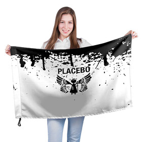 Флаг 3D с принтом placebo , 100% полиэстер | плотность ткани — 95 г/м2, размер — 67 х 109 см. Принт наносится с одной стороны | black eyed | black market music | every you every me | nancy boy | placebo | placebo interview | placebo live | placebo nancy | pure morning | running up that hill | special k | taste in men | where is my mind | without you i’m nothing