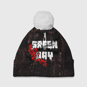 Шапка 3D c помпоном с принтом green day , 100% полиэстер | универсальный размер, печать по всей поверхности изделия | Тематика изображения на принте: american idiot | boulevard of broke | day | green | green day | green day hits | green day lyrics | green day mix | green day music video | green day official | green day songs | green day videos | greenday | music | music video | official | warner record